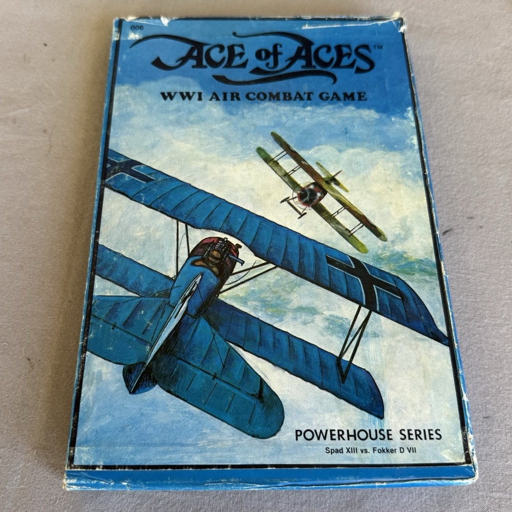 Ace of Aces WWI Air Combat Game Powerhouse Series Nova 1980 Germans Allies